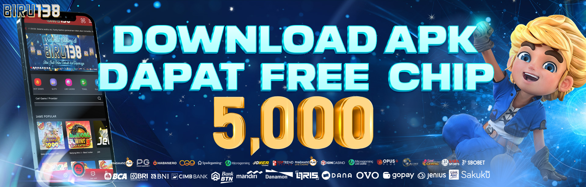 DOWNLOAD APK DAPATKAN FREEBET 5K