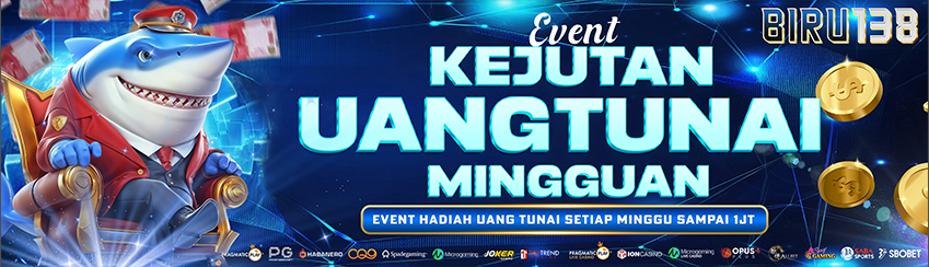 KEJUTAN UANG TUNAI MINGGUAN BIRU138