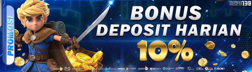 BONUS DEPOSIT HARIAN 10%