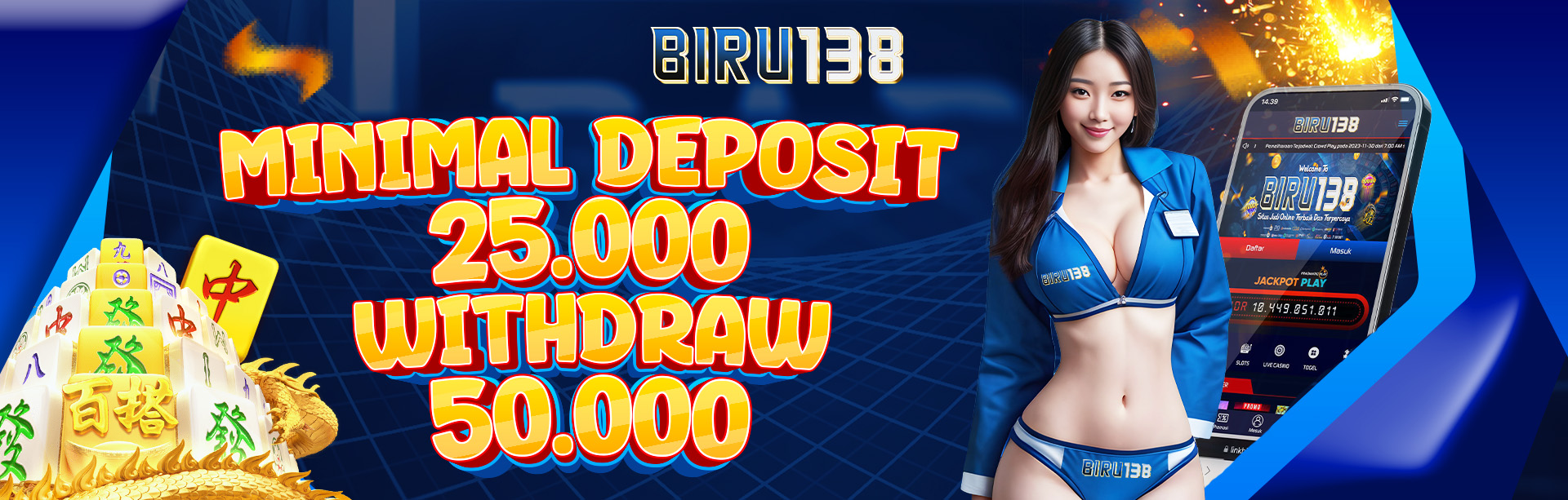 Minimal Deposit BIRU138